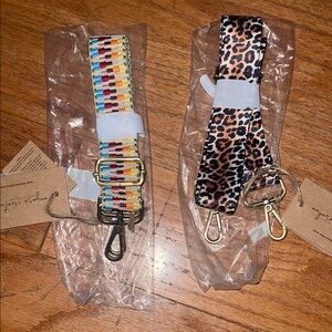 Colorful and Leopard Print Bag Straps